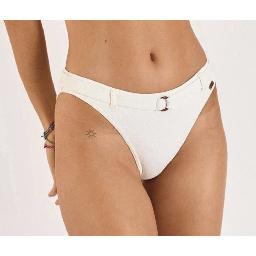 Banana Moon DITA SANTAFE ECRU White Bikini Bottoms Size Small (US 4) NWT